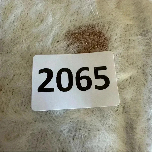 Emma & Elsa Long Sleeves Cozy Viscose Blend Gray Gold Polka Dots SZ 10/12 # 2065 - Picture 9 of 9